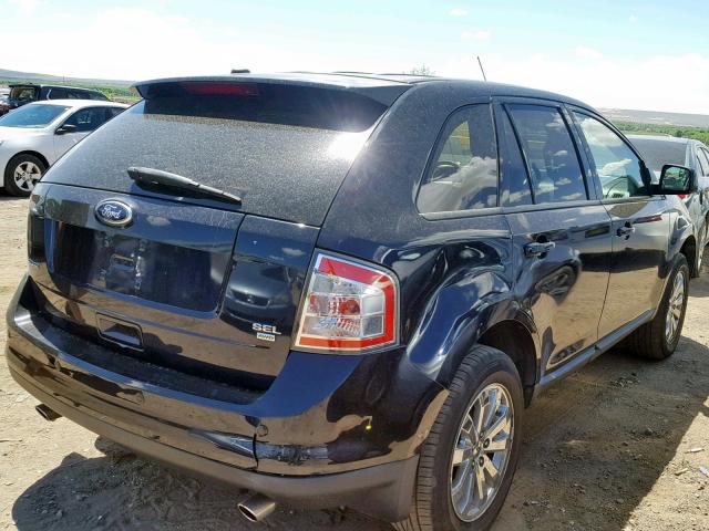 2FMDK4JCXABB61592 - 2010 FORD EDGE SEL BLUE photo 4