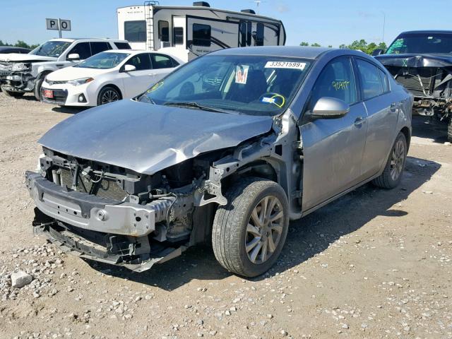 JM1BL1VF0C1516716 - 2012 MAZDA 3 I GRAY photo 2