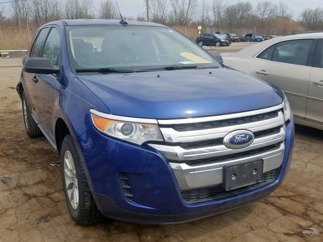 2FMDK3GC0DBC69905 - 2013 FORD EDGE SE BLUE photo 1