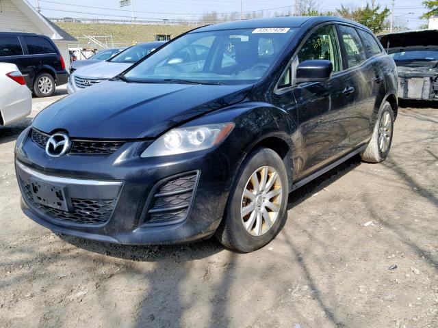 JM3ER2W50A0309387 - 2010 MAZDA CX-7 BLACK photo 2