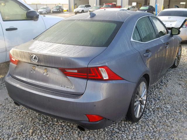 JTHBF1D26E5026474 - 2014 LEXUS IS 250 GRAY photo 4