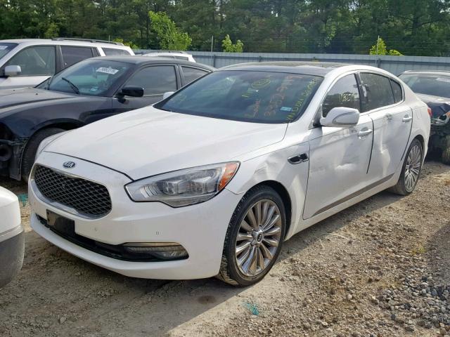 KNALW4D40F6022213 - 2015 KIA K900 WHITE photo 2