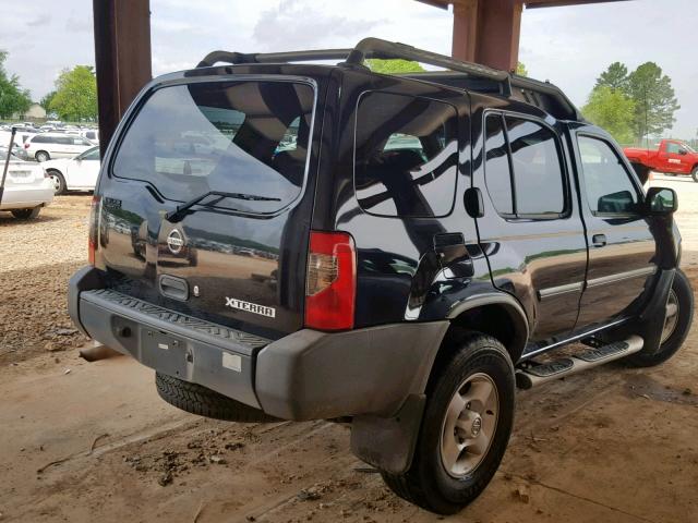 5N1ED28T23C672127 - 2003 NISSAN XTERRA XE BLACK photo 4