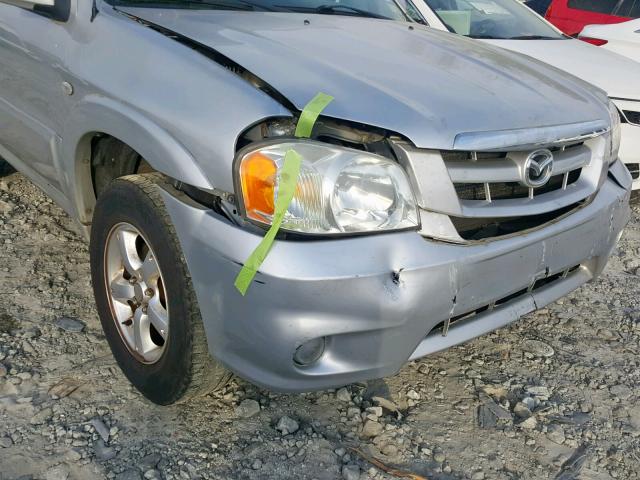 4F2YZ04196KM38203 - 2006 MAZDA TRIBUTE S SILVER photo 9