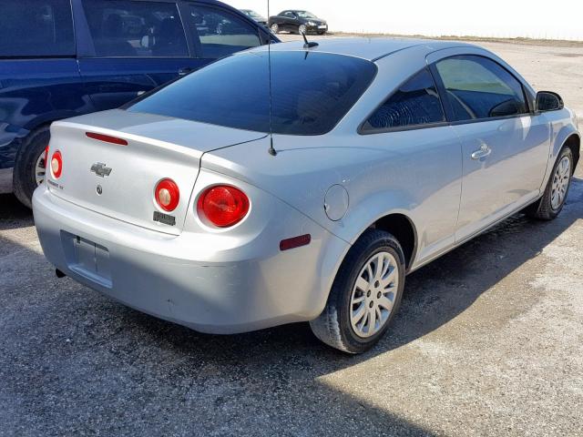 1G1AT18HX97127069 - 2009 CHEVROLET COBALT LT SILVER photo 4