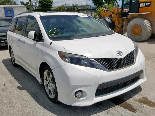 5TDXK3DC1DS300731 - 2013 TOYOTA SIENNA SPO WHITE photo 1