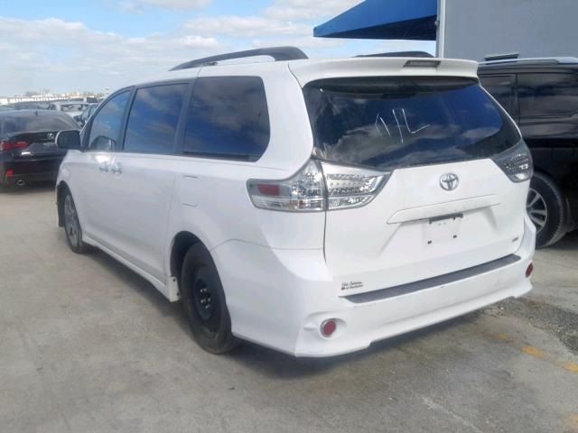 5TDXK3DC1DS300731 - 2013 TOYOTA SIENNA SPO WHITE photo 3