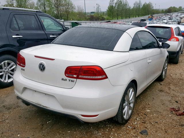 WVWBW8AH9DV003532 - 2013 VOLKSWAGEN EOS KOMFOR WHITE photo 3