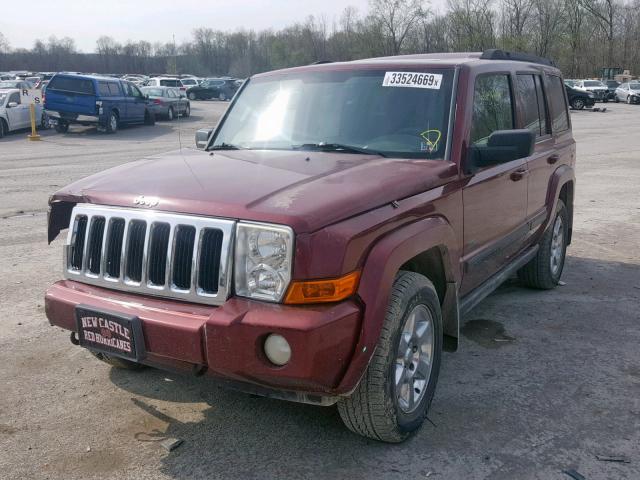 1J8HG48K97C663886 - 2007 JEEP COMMANDER 红色 照片 2