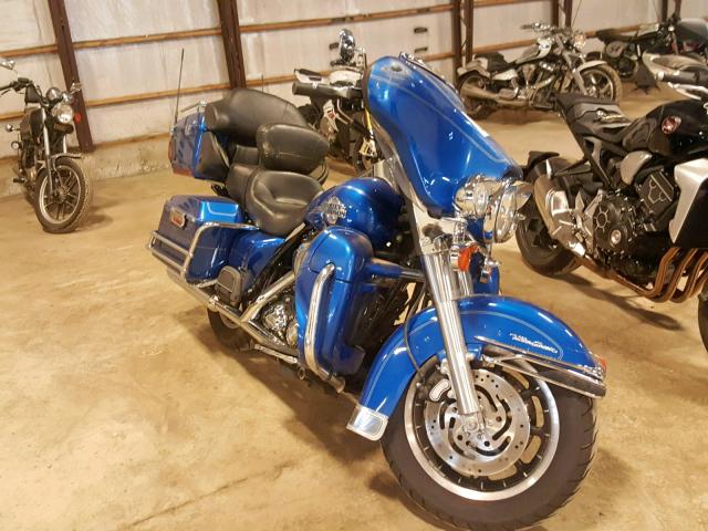 1HD1FC4137Y633514 - 2007 HARLEY-DAVIDSON FLHTCUI BLUE photo 1