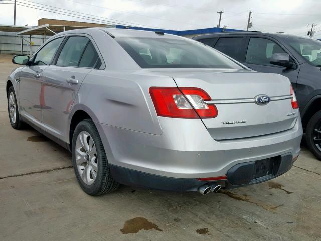 1FAHP2HW3BG145424 - 2011 FORD TAURUS SEL SILVER photo 3