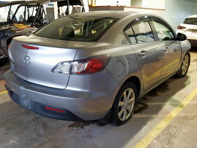 JM1BL1UF1B1488814 - 2011 MAZDA 3 I SILVER photo 4