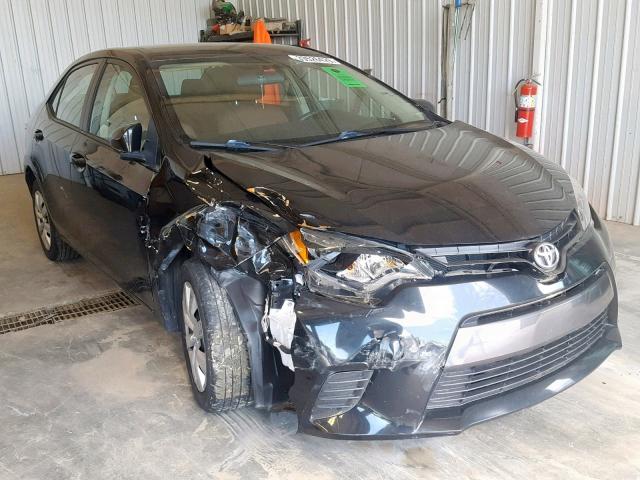2T1BURHE3FC364462 - 2015 TOYOTA COROLLA L BLACK photo 1