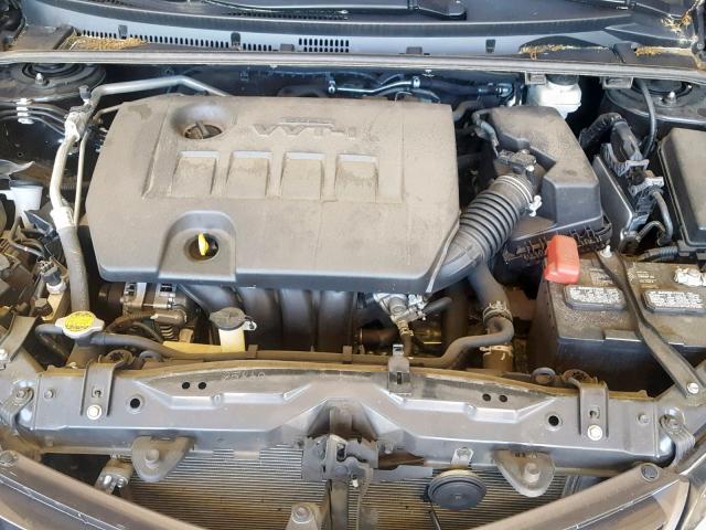 2T1BURHE3FC364462 - 2015 TOYOTA COROLLA L BLACK photo 7