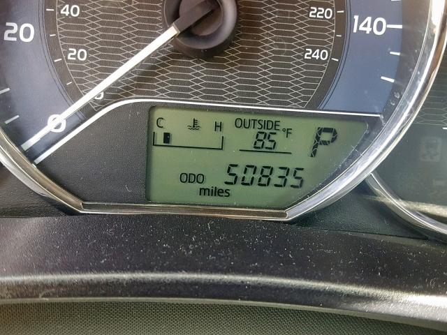 2T1BURHE3FC364462 - 2015 TOYOTA COROLLA L BLACK photo 8