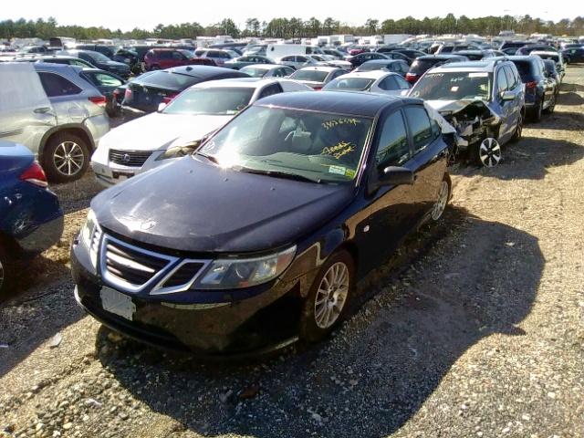 YS3FB49Y081103230 - 2008 SAAB 9-3 2.0T BLACK photo 2