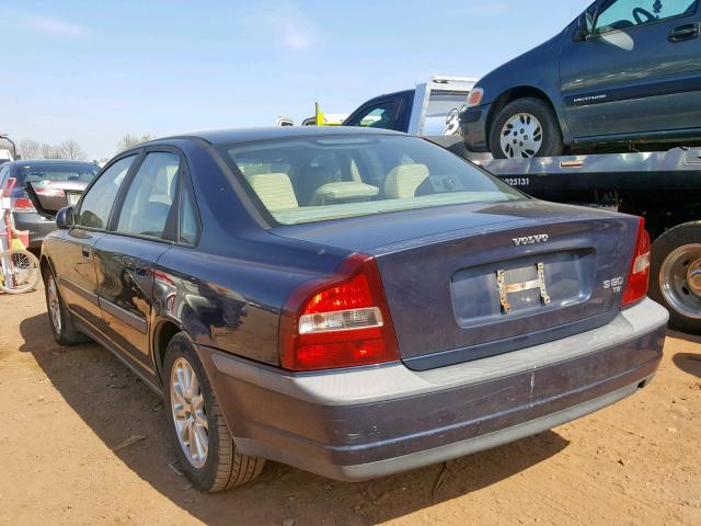YV1TS90DXY1139860 - 2000 VOLVO S80 T6 TUR BLUE photo 3