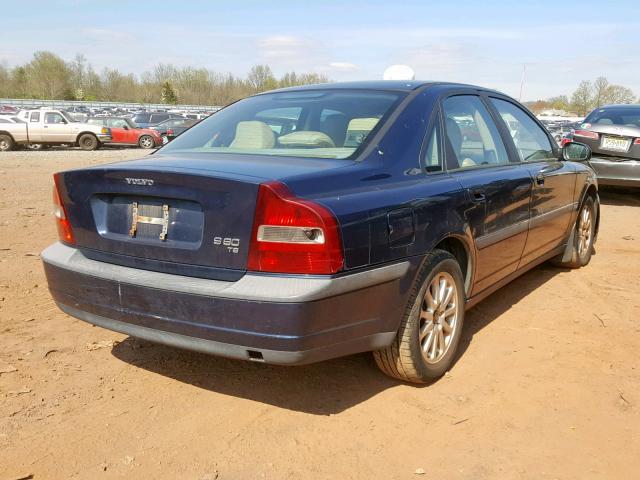 YV1TS90DXY1139860 - 2000 VOLVO S80 T6 TUR BLUE photo 4