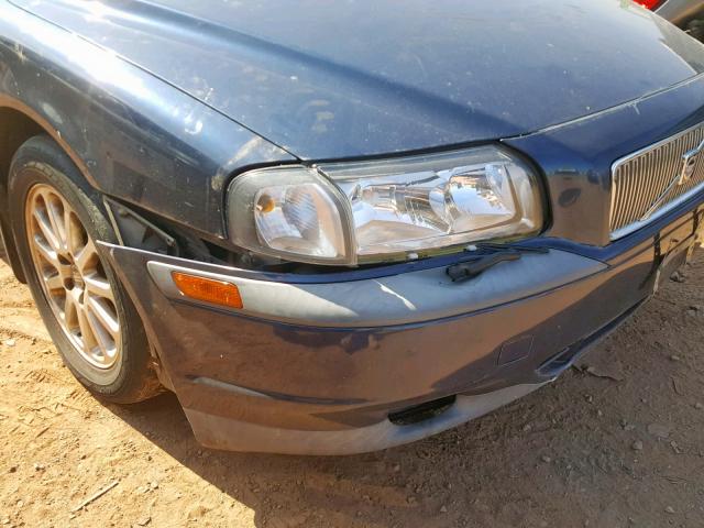 YV1TS90DXY1139860 - 2000 VOLVO S80 T6 TUR BLUE photo 9