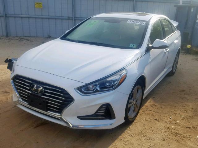 5NPE34AF2JH669432 - 2018 HYUNDAI SONATA SPO WHITE photo 2