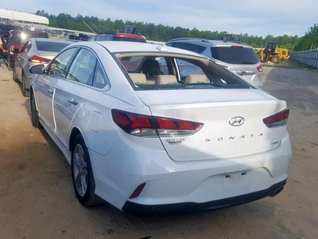 5NPE34AF2JH669432 - 2018 HYUNDAI SONATA SPO WHITE photo 3