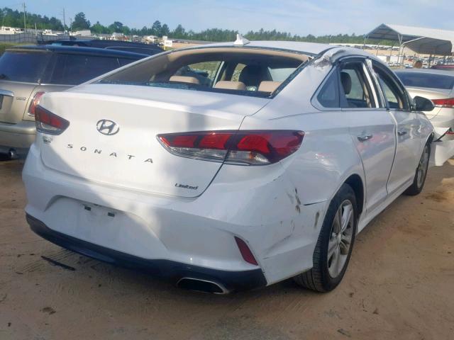 5NPE34AF2JH669432 - 2018 HYUNDAI SONATA SPO WHITE photo 4