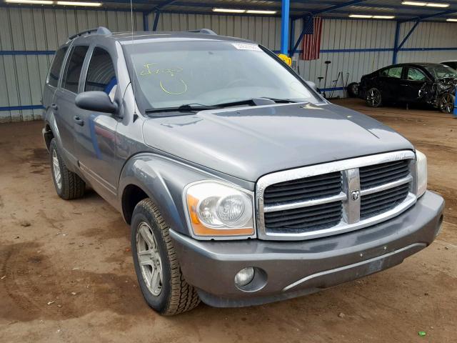 1D4HB48N16F138529 - 2006 DODGE DURANGO SL GRAY photo 1