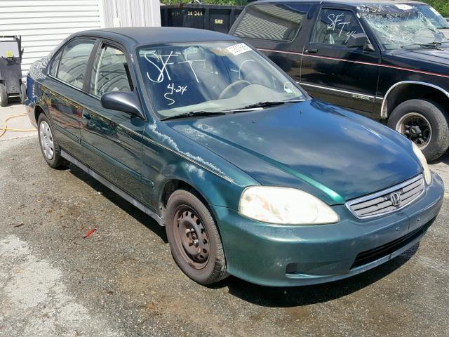 2HGEJ6617YH528648 - 2000 HONDA CIVIC BASE Yaşıl foto 1