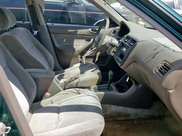 2HGEJ6617YH528648 - 2000 HONDA CIVIC BASE Yaşıl foto 5