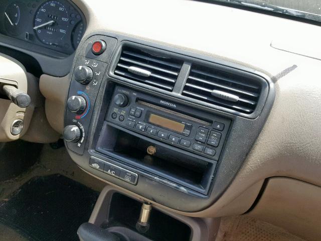 2HGEJ6617YH528648 - 2000 HONDA CIVIC BASE Yaşıl foto 9