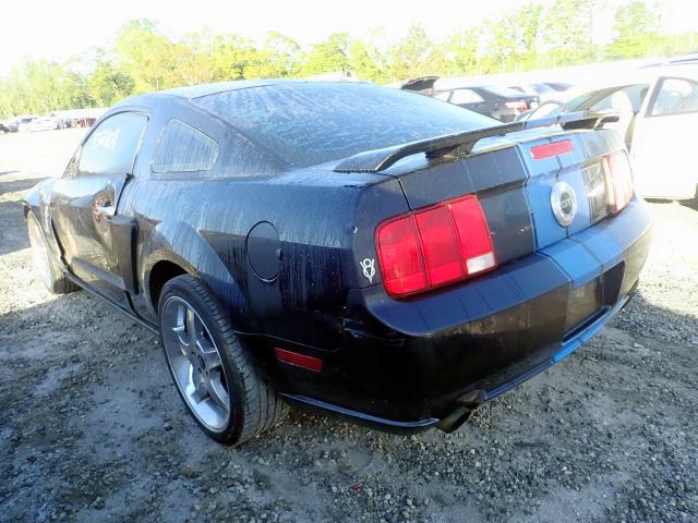 1ZVHT82H885126078 - 2008 FORD MUSTANG GT BLACK photo 3