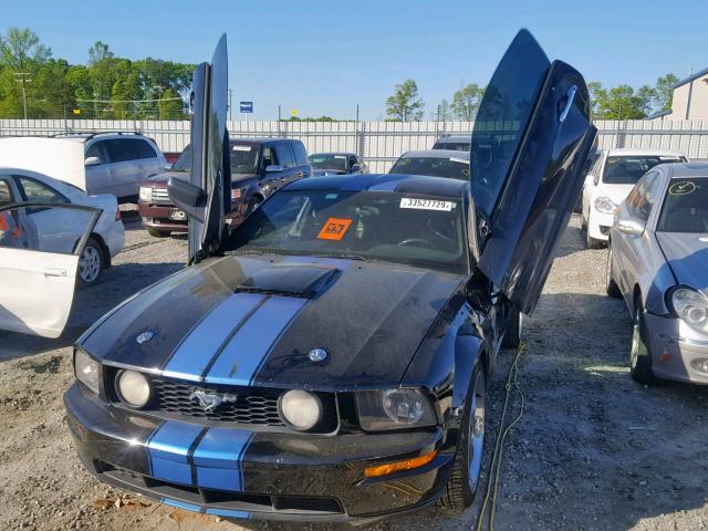 1ZVHT82H885126078 - 2008 FORD MUSTANG GT BLACK photo 9