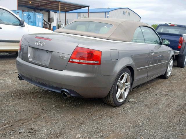 WAUDF48HX7K036050 - 2007 AUDI A4 2.0T CA BROWN photo 4