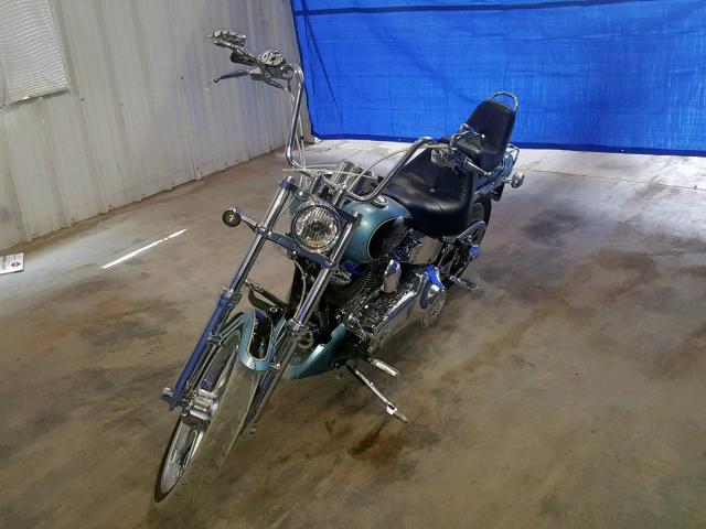 1HD1JL5127Y026338 - 2007 HARLEY-DAVIDSON FXST CUSTO BLUE photo 2