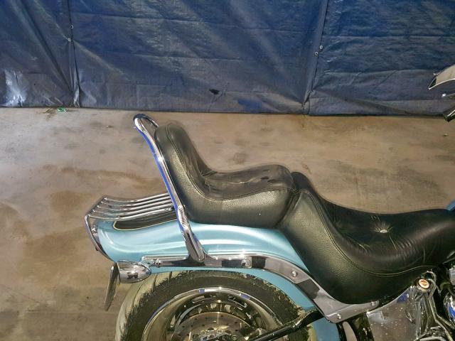 1HD1JL5127Y026338 - 2007 HARLEY-DAVIDSON FXST CUSTO BLUE photo 6