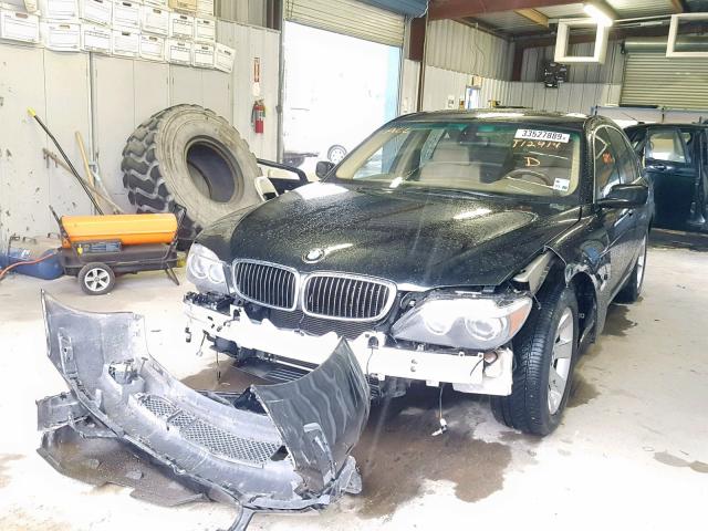 WBAHL83558DT12414 - 2008 BMW 750I BLACK photo 2