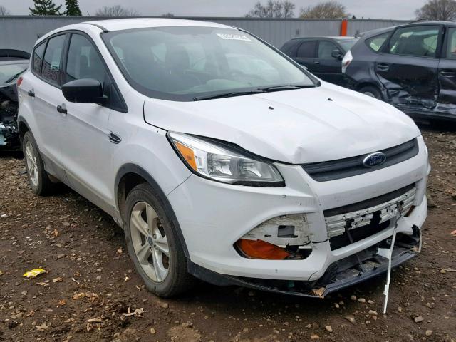 1FMCU0F73EUE48301 - 2014 FORD ESCAPE S WHITE photo 1