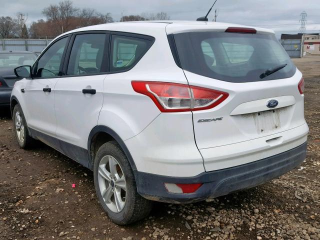 1FMCU0F73EUE48301 - 2014 FORD ESCAPE S WHITE photo 3