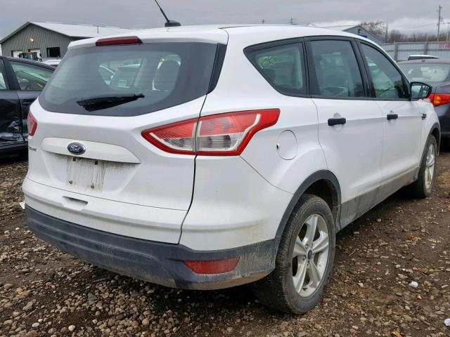 1FMCU0F73EUE48301 - 2014 FORD ESCAPE S WHITE photo 4