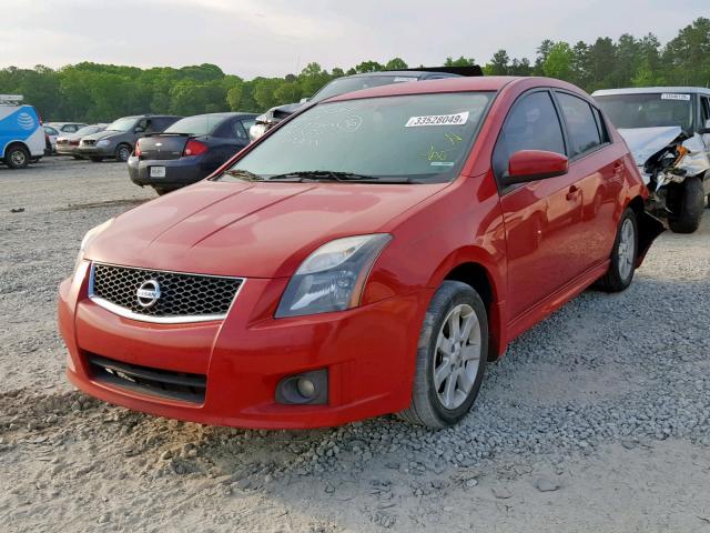 3N1AB6AP5CL709790 - 2012 NISSAN SENTRA 2.0 RED photo 2