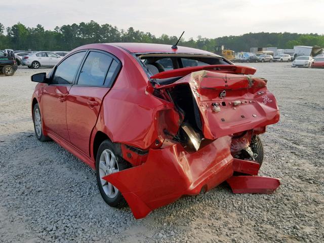 3N1AB6AP5CL709790 - 2012 NISSAN SENTRA 2.0 RED photo 3