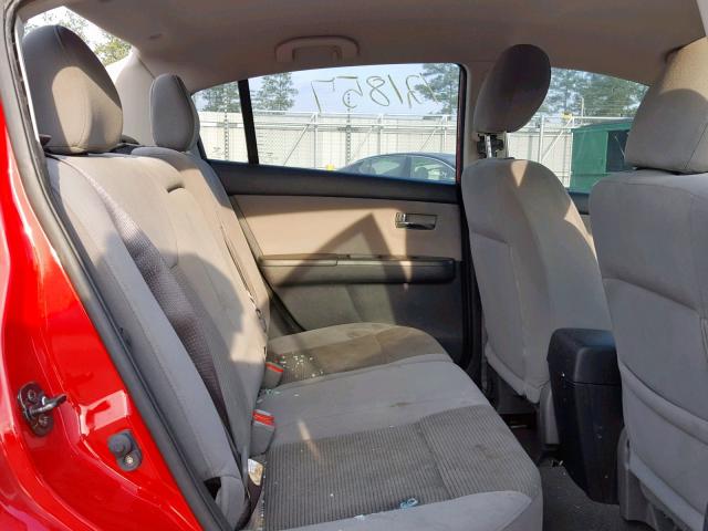 3N1AB6AP5CL709790 - 2012 NISSAN SENTRA 2.0 RED photo 6