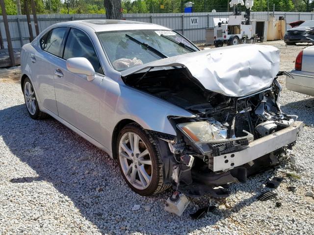 JTHBK262965019132 - 2006 LEXUS IS 250 SILVER photo 1