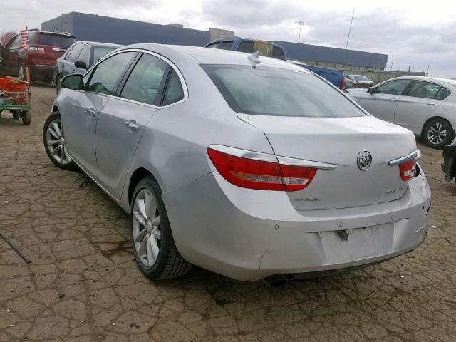 1G4PR5SK6D4146106 - 2013 BUICK VERANO CON SILVER photo 3