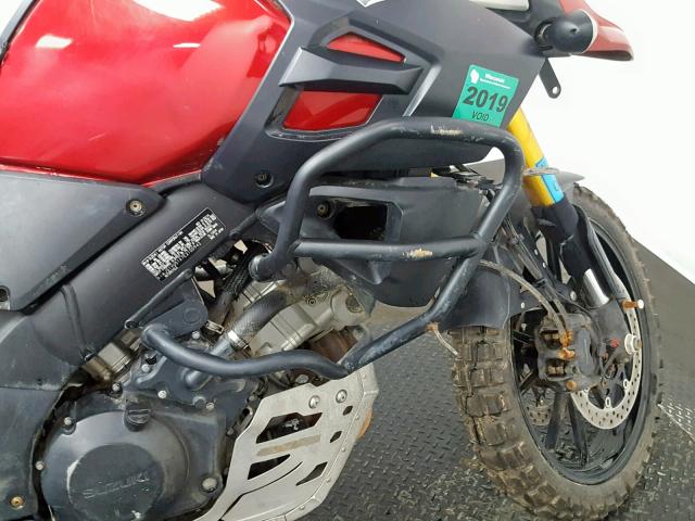 JS1VU51A7E2100942 - 2014 SUZUKI DL1000 RED photo 18