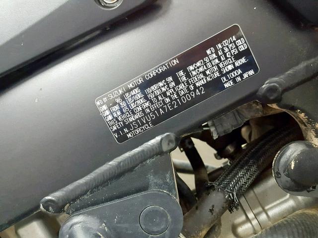 JS1VU51A7E2100942 - 2014 SUZUKI DL1000 RED photo 20