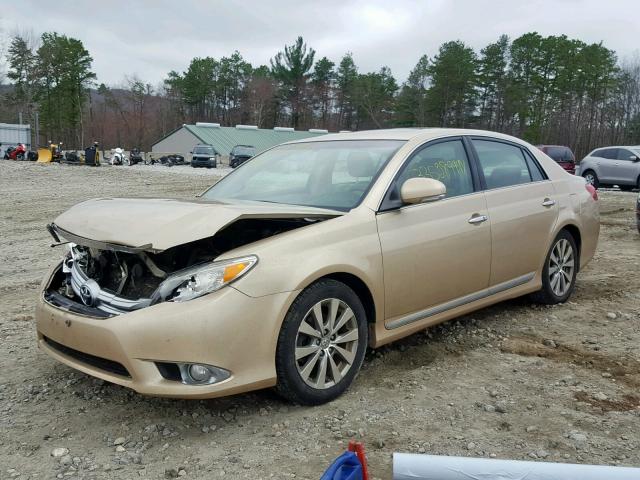 4T1BK3DB0BU377029 - 2011 TOYOTA AVALON BAS GOLD photo 2