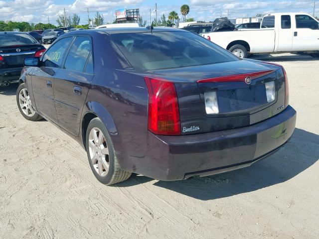 1G6DP577160170991 - 2006 CADILLAC CTS HI FEA BURGUNDY photo 3