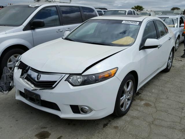 JH4CU2F65CC010288 - 2012 ACURA TSX TECH WHITE photo 2