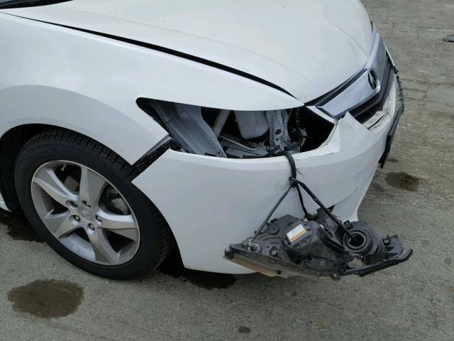 JH4CU2F65CC010288 - 2012 ACURA TSX TECH WHITE photo 9